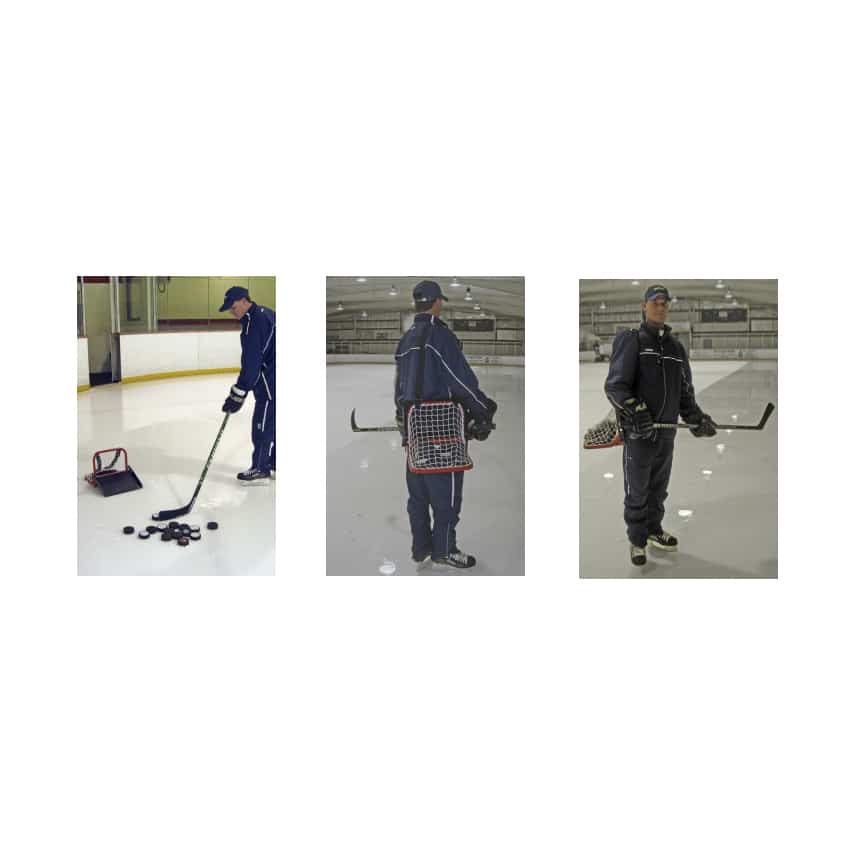 Kiekko Catcher Hockey – Maalitaulu & kiekkoastia rampilla