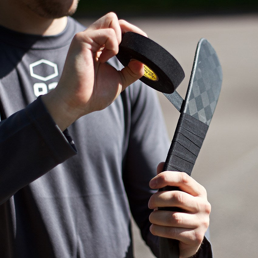 Comp-o-stik Kangasteippi Hockey – Valkoinen / Musta, Kapea / Leveä