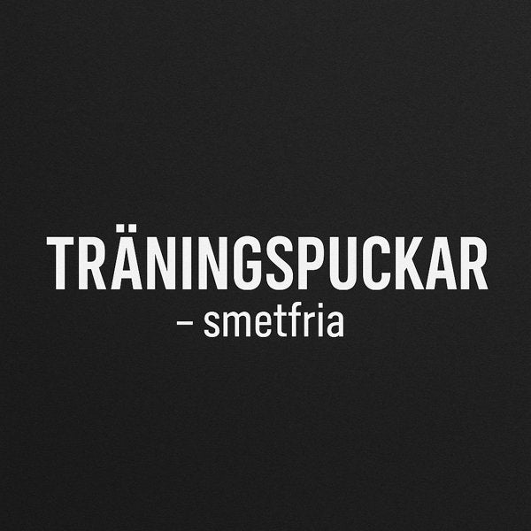 Harjoituspuckit - tahraamattomat