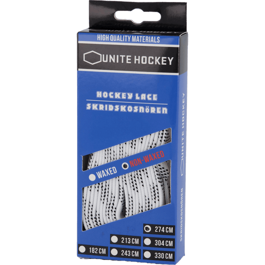 Unite Hockey - Puuvillaiset luistimen nauhat